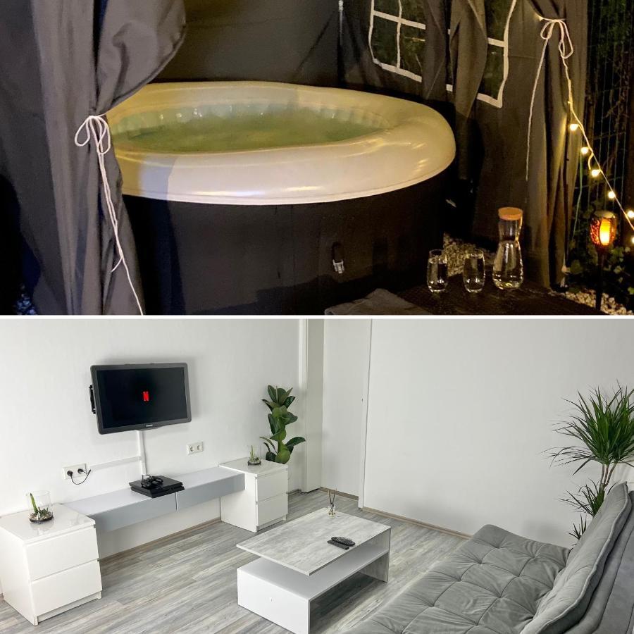 Wohnen Direkt An Der Rheinpromenade Mit Whirlpool Und Sauna Gotterswickerhamm Esterno foto